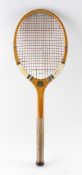 F.H. Ayres 'The Club Improved' a 1935 tournament model for the Davis Cup, concave wedge, ridge