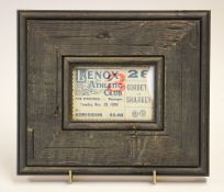 1898 Sailor Tom Sharkey v Gentleman Jim Corbett Boxing Match Ticket at the Lenox Athletic Club on