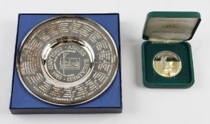 1985 Cricket Commemorative items to including silver plated limited edition Ashes Regained England