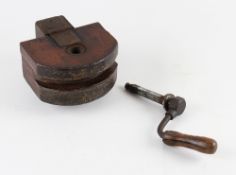 Tennis Racket Fabrication Tool - Frame Vice - a special vice to hold Racket Frame to 'Chop' grooves,