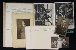 Joe Frazier v Bob Foster Boxing Prints - of Press photographs with typed notes displayed, together
