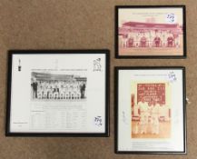 1974 Cricket Warwickshire v Gloucestershire Jameson and Kanhai Signed Photograph limited edition
