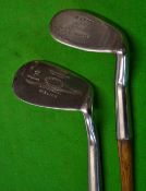 2x Smiths Patent Anti shank niblicks - one by Tom Stewart and the other by Gibson Superior L Model -