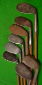 8x various niblicks - Gibson Kinghorn for Universal Sports Co Kuala Lumpur, Sherlock, Ray &
