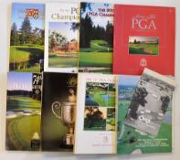 9x U.S PGA Golf Championship Programmes et al from 1980's onwards - 1982 Southern Hills -A Press and