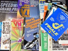 Speedway - 1960 onwards Championship Final Programmes almost a complete run from 1960 through to