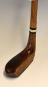 Scarce Philpot Mitcham (Princes) Golf Club Sunday golf club walking stick - persimmon rectangular