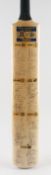 1985 Signed World Championship of Cricket Bat Gray Nicholls bat, signed with team signatures of