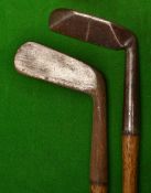Tom Auchterlonie St Andrews Prism patent putter c/w makers shaft stamp - together with unnamed