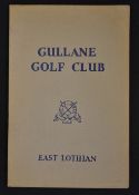 Gullane Golf Club East Lothian Handbook - publ'd for 1954-55 with text by Frank Moran c/w plan of