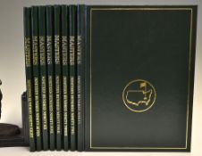 Masters Official Golf Annuals from 1990-1998 (8) - issued by National Augusta Golf Club in the