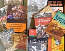 Assorted Speedway Memorabilia includes 1953, 54, 55, 57 and 58 Astorias Speedway Booklets, Cigarette