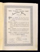 1928/29 Professional Golfers' Co-operative Assoc Ltd London & Manchester golfing equipment catalogue