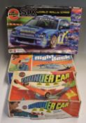 3x Airfix Boxed Games including Flight Deck, Thunder Car and Six World Rally Cars, all with original