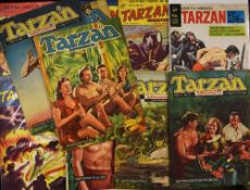 Selection of Tarzan Adventures Comic/Story Books includes Vol3 No23, Vol4 No1, No2, No8, No24, No33,