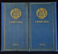 Crawfords Biscuits & Chocolates. Desk Writing Set & Blotter For 1931 - In three sections; The left