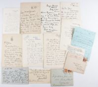 Assorted Hand-Written Letters - includes a selection of various letters signed by Sir Walter Parratt