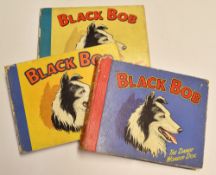 3x 'Black Bob' The Dandy Wonder Dog Books each hardback books, c.1960's, condition varies F/G