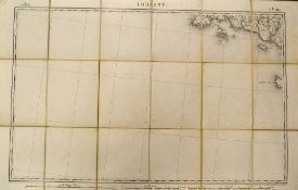 Selection of French Maps to include 1836 Map of Rouen - with French detail, Depot de la Guerre, 1852