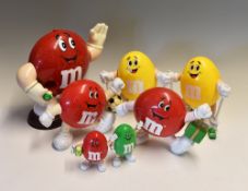 Mixed Quantity of M&M Sweet Dispensers including assorted models and colours, mixed conditions. (