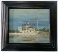 Vintage Painting of Golden Temple, Amritsar