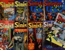 Amazing Stories 'Sinister Tales' Comic Book Selection includes 154, 72, 73, 81, 82, 83, 84 and 96,