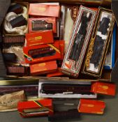 OO Gauge Assorted Railway Items including two white metal kit built locomotives and tenders with