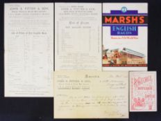 John S. Fitter & Sons - Leadenhall Market - List of Prices of Best English Meat and New Zealand
