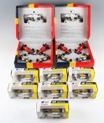 9x Onyx Diecast Formula 1 Diecast Models two Mansell World Champion 1992 sets and 7 other Williams