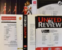 Manchester United Youth team Football programmes 2000/01 Scunthorpe United, 2002/03 Charlton