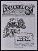 1944/45 War league West Bromwich Albion v Wolverhampton Wanderers Football Programme 26 May 1945,