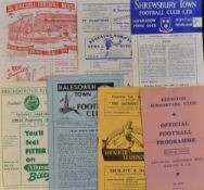 Selection of Wolverhampton Wanderers 'A' team away football programmes to include 1947/48