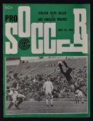 1967 American tour Football programme Golden Gate Gales (ADO-The Hague) v Los Angeles Wolves at