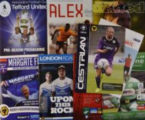 2014/15 Wolverhampton Wanderers away friendly Football Programmes to include Cheltenham Town,