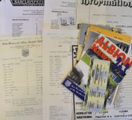 West Bromwich Albion home reserve Football Programmes v Wolverhampton Wanderers 1949/50, 1956/57,