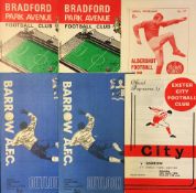 1969/70 Bradford Park Avenue v Scunthorpe United football programme (final home league Football