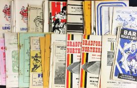 Rugby League Programmes mostly from the 1950's to incl Cup, Semi Final, League games with a good
