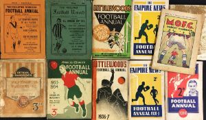 Collection of scarce pre-war annuals to include 1925/26 Wolverhampton Wanderers annual, 1927/28