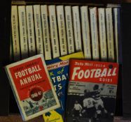 Collection of football annuals to include Athletic News/Sunday Chronicle 1946/47 to 1965/66 also