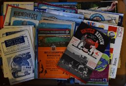 Collection of Manchester City football programmes to include 1946/47 Chesterfield, Barnsley, WBA,