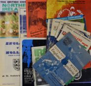Collection of England home international Football Programmes to include 1950 Yugoslavia, 1953