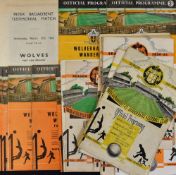 Selection of Wolverhampton Wanderers home football programmes 1947/48 Blackburn Rovers 1948/49