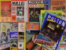 1985/86 Division 3 Wolverhampton Wanderers away football programmes to include full league season