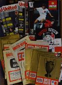 Collection of Manchester United European match home programmes from 1960's to modern issues. (Box of