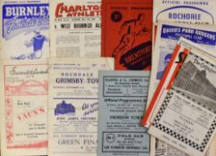 Collection of 1940's football programmes to include 1944/45 Fulham v Brentford (Cup), Brentford v
