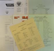 Blackpool Reserves v Wolverhampton Wanderers Reserves Football Programmes 1967/68, 1977/78, 1978/79,