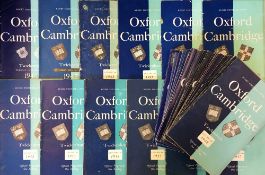 Oxford v Cambridge Varsity rugby programmes from 1946 to 1980 - played at Twickenham - most in