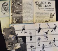 1951 Bert Williams Football book containing autographs of Chelsea, Spurs, Manchester United,