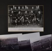 Framed, and glazed montage of 1893 FA Cup Winners at Fallowfield, Manchester, Wolverhampton