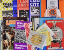 1974/75 Wolverhampton Wanderers away match football programmes v Liverpool (autographs), v